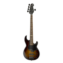 Yamaha BB735A 5-string Electric Bass Guitar with Gator Guitar Hardcase - Dark Coffee Sunburst