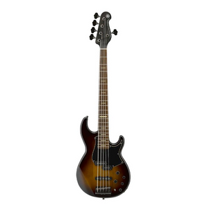 Yamaha BB735A 5-string Electric Bass Guitar with Gator Guitar Hardcase - Dark Coffee Sunburst