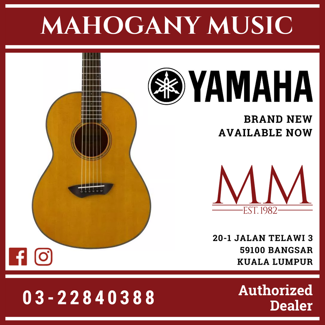 Yamaha CSF1M Compact Folk 6-string Acoustic-Electric Guitar - Vintage Natural