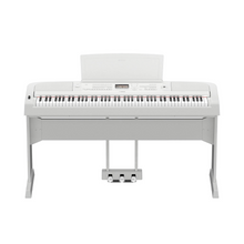 Yamaha DGX-670 88-Keys Portable Grand Digital Piano with Piano Bench - White