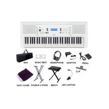 Yamaha EZ-300 61-key Portable Arranger with Lighted Keys 11 in 1 Premium Package