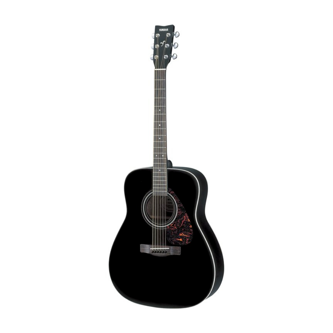 Yamaha F370 Full Size Acoustic Guitar Black Mahogany Music