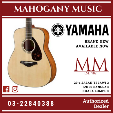 Yamaha FG800M Solid Spruce Top Acoustic Guitar - Natural