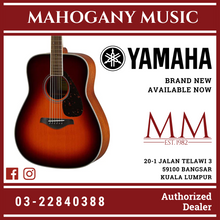 Yamaha FG820 Dreadnought Acoustic Guitar w/FREE Gator GB-4G Acoustic Guitar Bag - Brown Sunburst