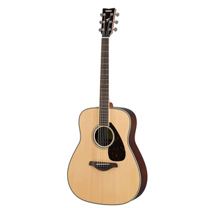 Yamaha FG820 Dreadnought Acoustic Guitar w/FREE Gator GB-4G Acoustic Guitar Bag - Natural