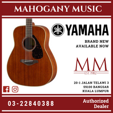 Yamaha FG850 Dreadnought Acoustic Guitar w/FREE Gator GB-4G Acoustic Guitar Bag - Natural