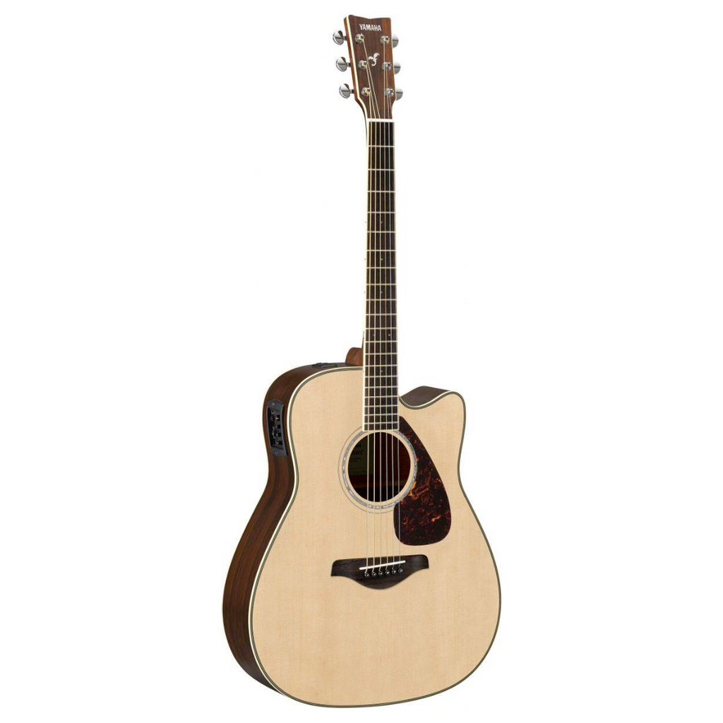 Yamaha FGX830C Dreadnought Cutaway Acoustic-Electric Guitar - Natural ...