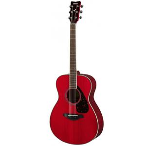 Yamaha FS820 Concert Acoustic Guitar w/FREE Gator GB-4G Acoustic Guitar Bag - Ruby Red