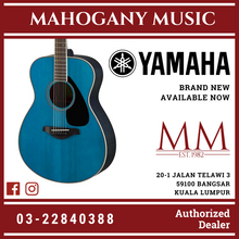 Yamaha FS820 Concert Acoustic Guitar w/FREE Gator GB-4G Acoustic Guitar Bag - Turquoise