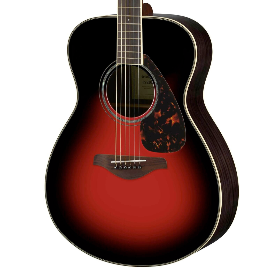 Yamaha FS830 Concert Acoustic Guitar w/FREE Gator GB-4G Acoustic Guita ...