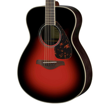 Yamaha FS830 Concert Acoustic Guitar w/FREE Gator GB-4G Acoustic Guitar Bag - Dusk Sun Red