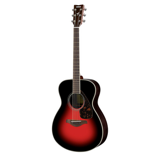 Yamaha FS830 Concert Acoustic Guitar w/FREE Gator GB-4G Acoustic Guitar Bag - Tobacco Brown Sunburst