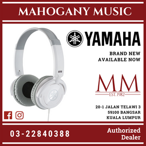 Yamaha HPH-100 Dynamic Closed Headphones - White