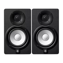 Yamaha HS5 Powered Studio Monitor with Studio Monitor Stands, Gator Isolation Pads and Warm Audio Cables - Black (Pair)