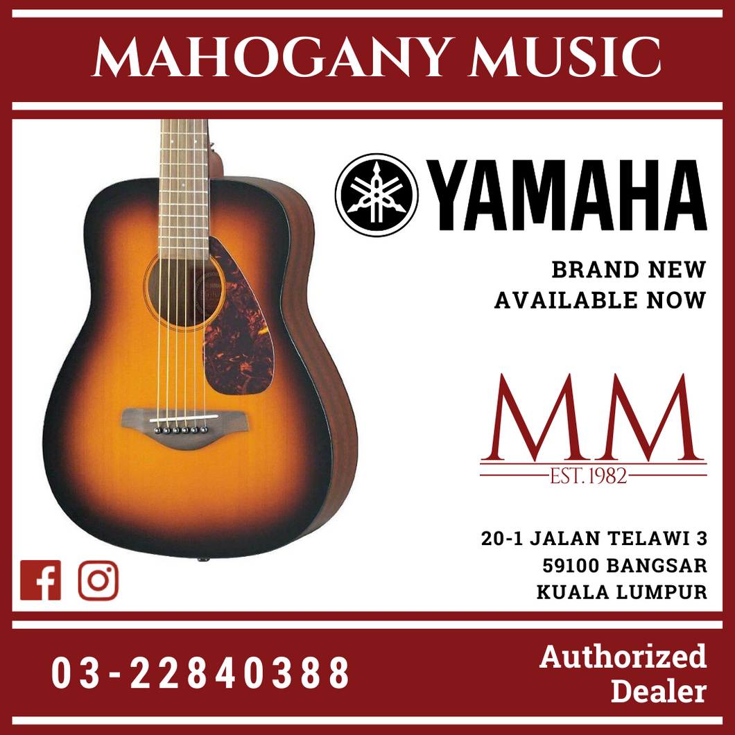Yamaha JR2S 3/4-size Dreadnought Acoustic Beginner Guitar for 8-12 years old - Tobacco Brown Sunburst
