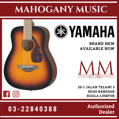 Yamaha JR2 3/4-size Dreadnought Beginner Acoustic Guitar for 8-12 years old - Tobacco Brown Sunburst
