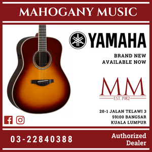Yamaha LL-TA TransAcoustic Dreadnought Acoustic-Electric Guitar with Amplifier - Brown Sunburst