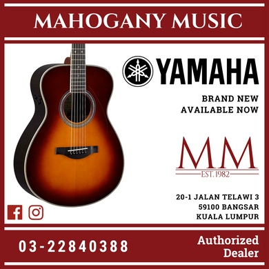 Yamaha LS-TA TransAcoustic Concert Acoustic-Electric Guitar with Amplifier - Brown Sunburst