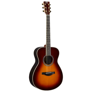 Yamaha LS-TA TransAcoustic Concert Acoustic-Electric Guitar with Hard Bag - Brown Sunburst