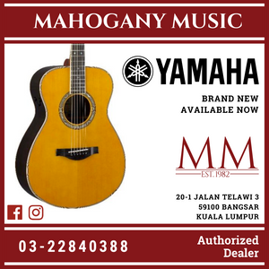 Yamaha LS-TA TransAcoustic Concert Acoustic-Electric Guitar with Hard Bag - Vintage Tint