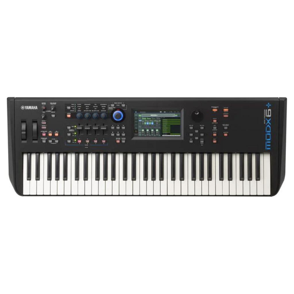 Yamaha MODX6+ 61 Semi-weighted Key Synthesizer with Damper Pedal Packa ...