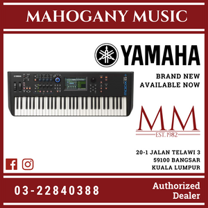 Yamaha MODX6+ 61 Semi-weighted Key Synthesizer with Damper Pedal Package