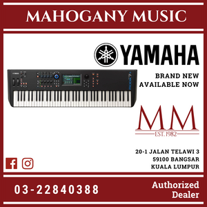Yamaha MODX7+ 76 Semi-weighted Key Synthesizer with Sustain Pedal Package