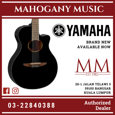 Yamaha NTX1 Nylon String Acoustic-Electric Guitar with Pickup - Black