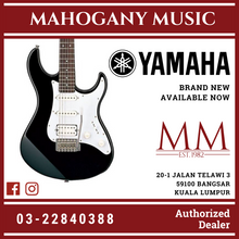 Yamaha PAC012 HSS Electric Guitar Package with GA15II Electric Speaker Amplifier - Black