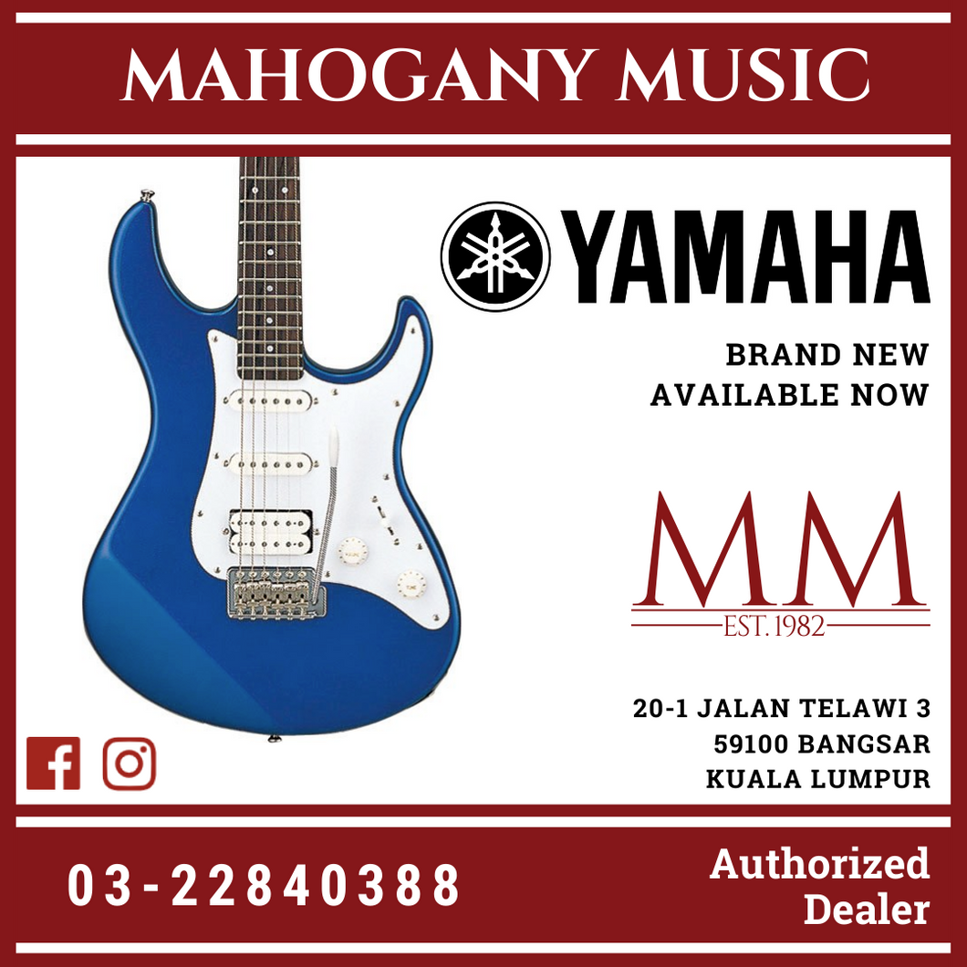 Yamaha PAC012 HSS Pacifica Electric Guitar - Dark Blue Metallic