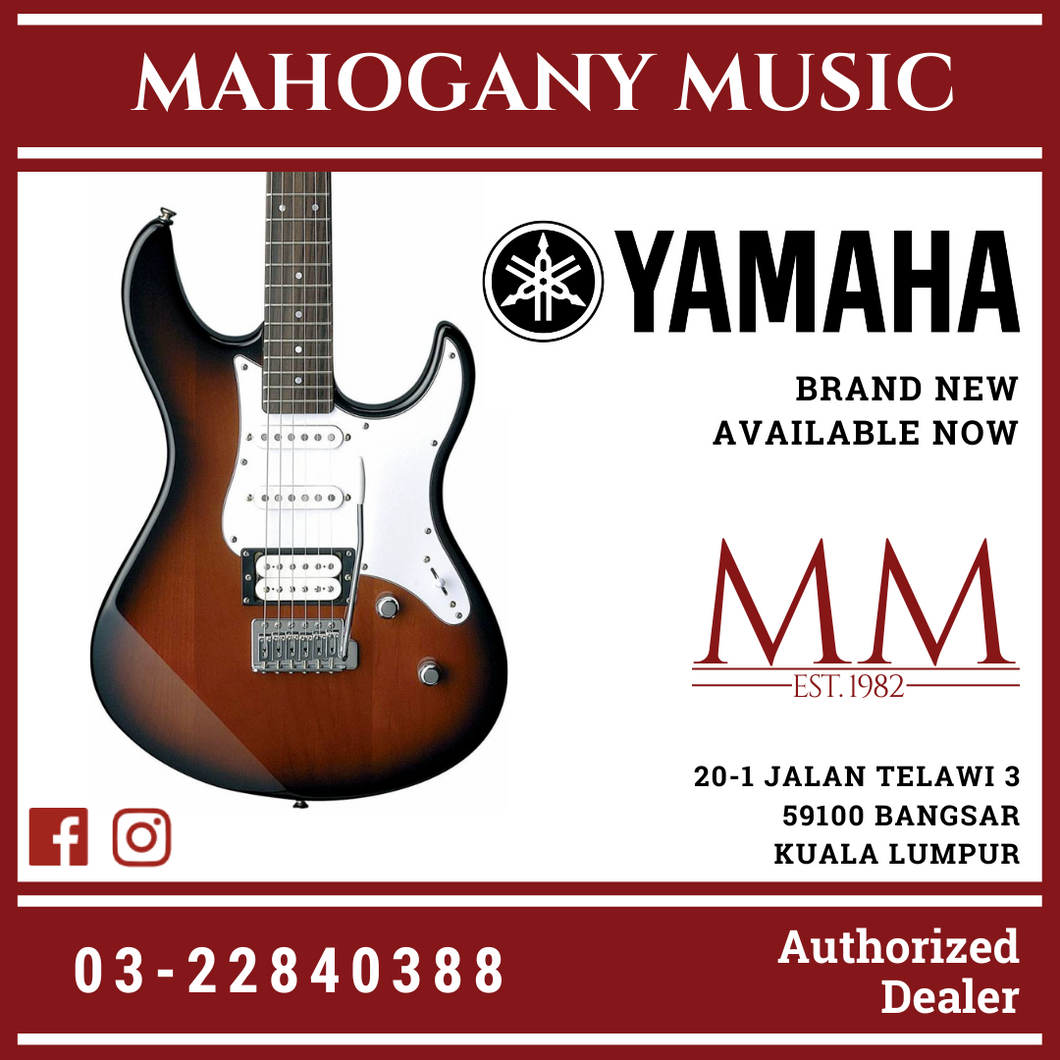 Yamaha PAC112J Pacifica Electric Guitar - Old Violin Sunburst