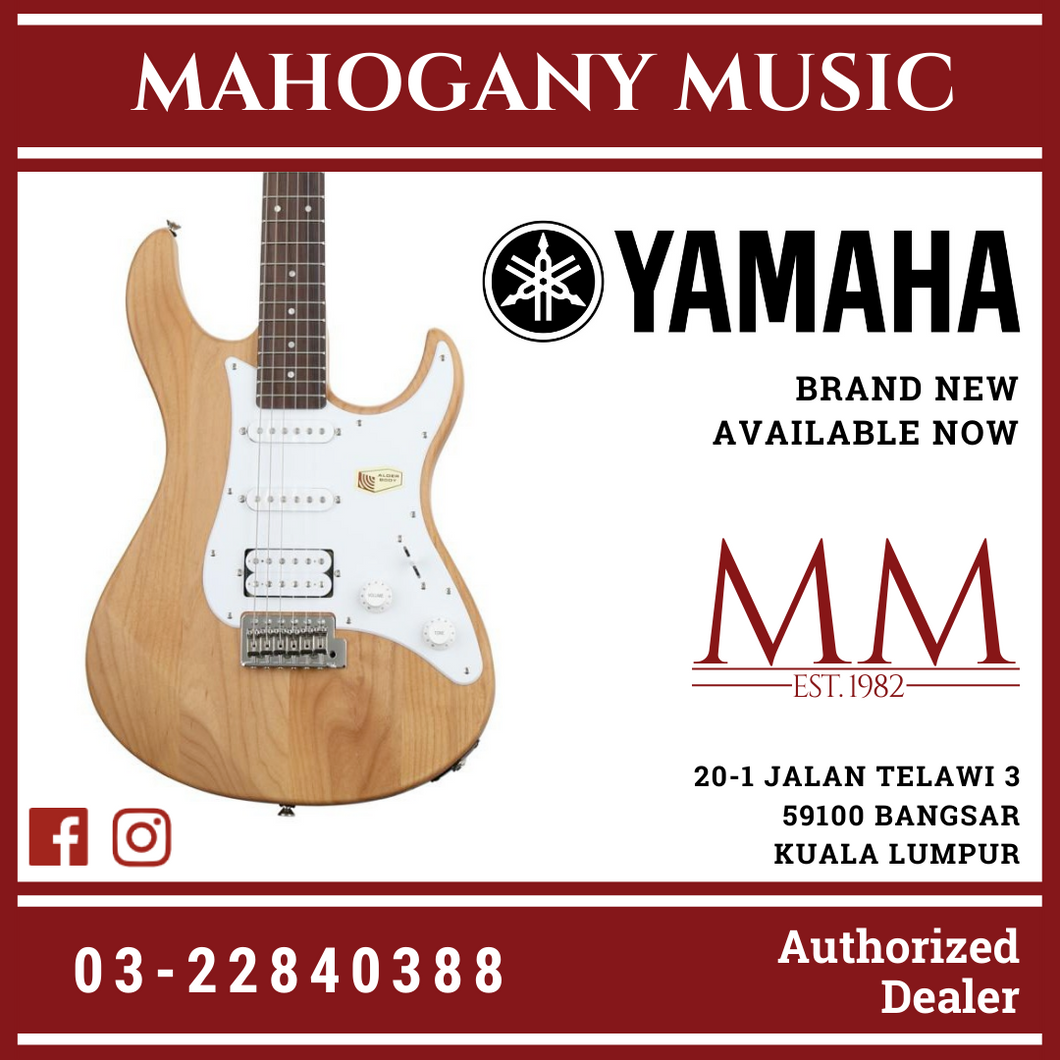 Yamaha PAC112J Pacifica Electric Guitar - Yellow Natural Satin