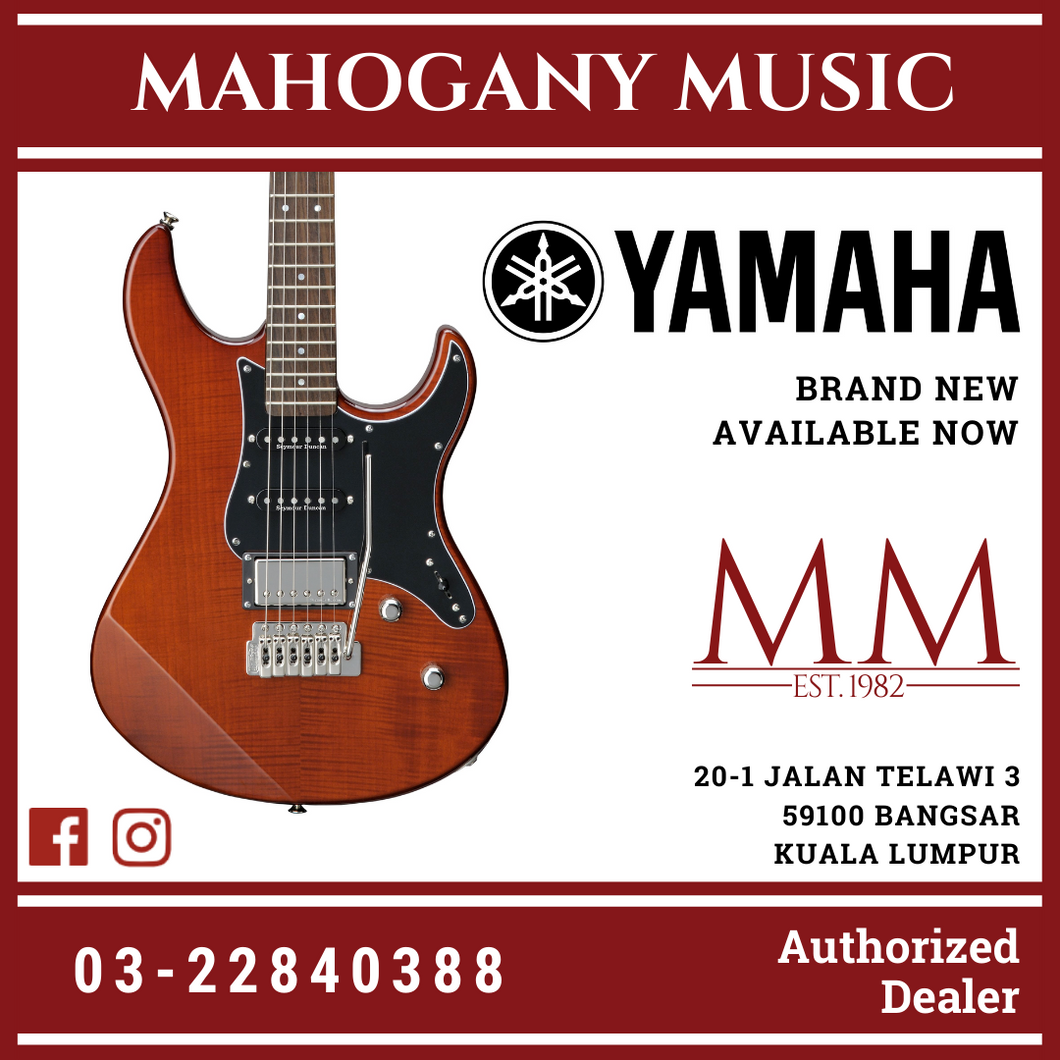 Yamaha PAC612VIIFM Pacifica Electric Guitar - Root Beer