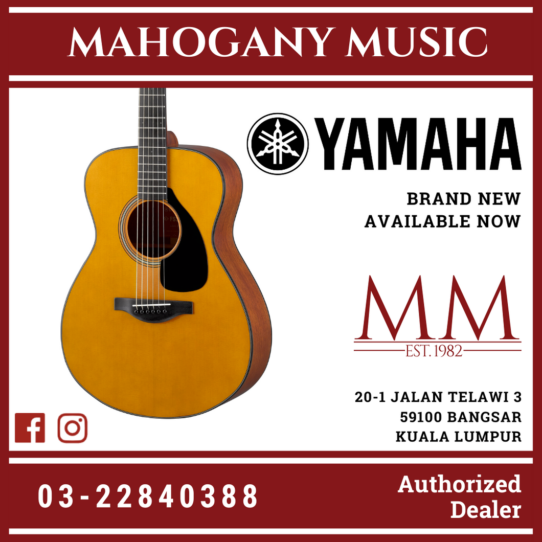 Yamaha Red Label FS3 Acoustic Guitar with Hard Bag - Natural