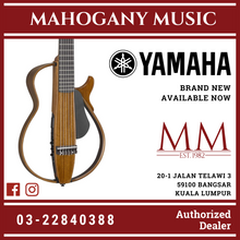 Yamaha SLG200NW Silent Guitar Package, Wide Nylon-String - Natural