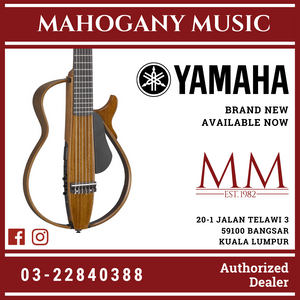 Yamaha SLG200NW Silent Guitar Package, Wide Nylon-String - Natural