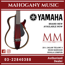 Yamaha SLG200N Silent Guitar Package, Nylon-string - Crimson Red Burst