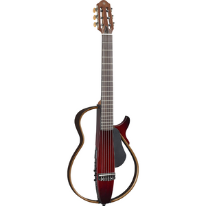 Yamaha SLG200N Silent Guitar Package, Nylon-string - Crimson Red Burst