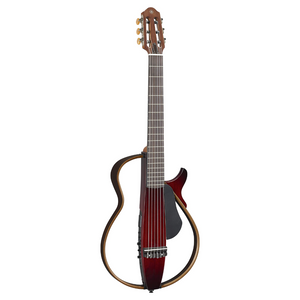 Yamaha SLG200N Silent Guitar with FREE Bag, Nylon-string - Crimson Red Burst