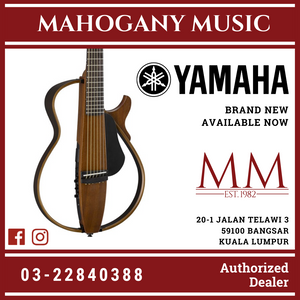 Yamaha SLG200S Silent Guitar with FREE Bag, Steel-string - Natural