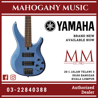 Yamaha TRBX304 4-string Electric Bass Guitar - Factory Blue