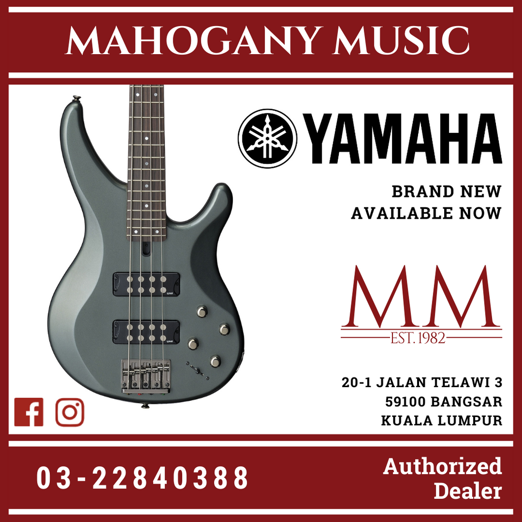 Yamaha TRBX304 4-string Electric Bass Guitar - Mist Green