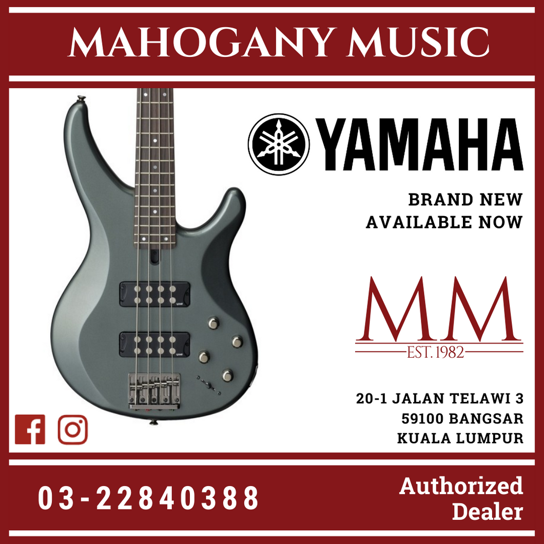 Yamaha TRBX304 4-string Electric Bass Guitar Package - Mist Green