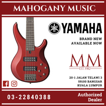 Yamaha TRBX305 5-string Electric Bass Guitar - Candy Apple Red