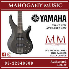 Yamaha TRBX504 4-string Electric Bass Guitar - Translucent Black