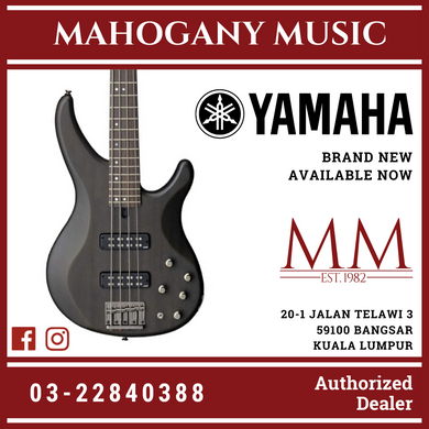 Yamaha TRBX504 4-string Electric Bass Guitar - Translucent Black