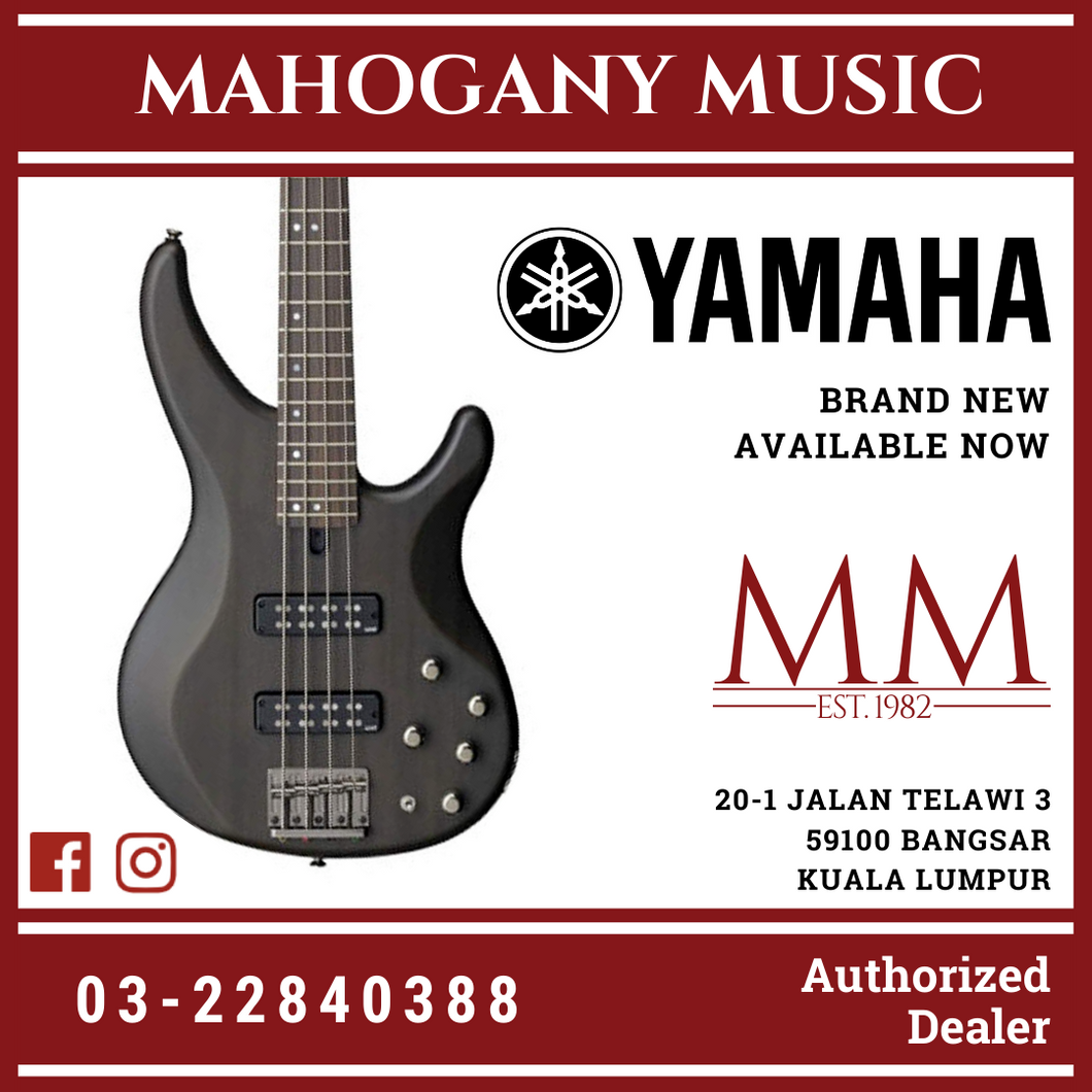 Yamaha TRBX504 4-string Electric Bass Guitar - Translucent Black