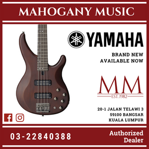 Yamaha TRBX504 4-string Electric Bass Guitar - Translucent Brown