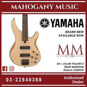 Yamaha TRBX604FM 4-string Electric Bass Guitar - Natural Satin