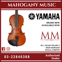 Yamaha V3SKA12 1/2 Size Beginner Acoustic Violin with Case for 6-10 years old